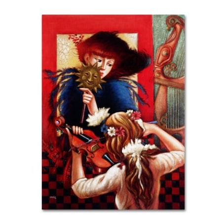 Trademark Fine Art Edgar Barrios 'Window Music' Canvas Art, 18x24 MA0412-C1824GG